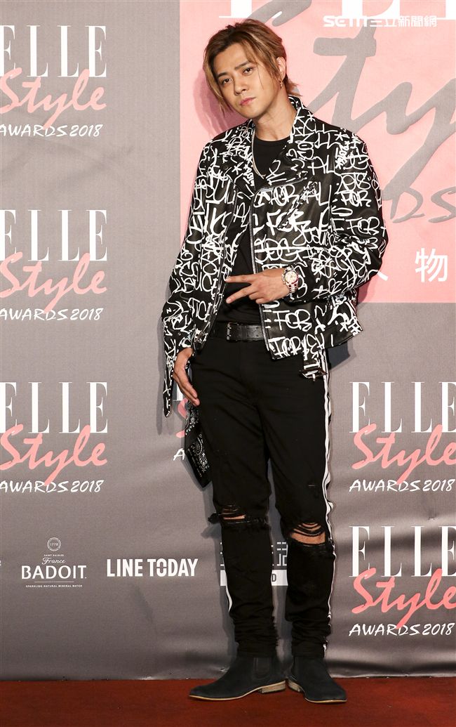 ELLE Style Awards風格人物大賞風格潮人講羅志祥。（記者林士傑/攝影）