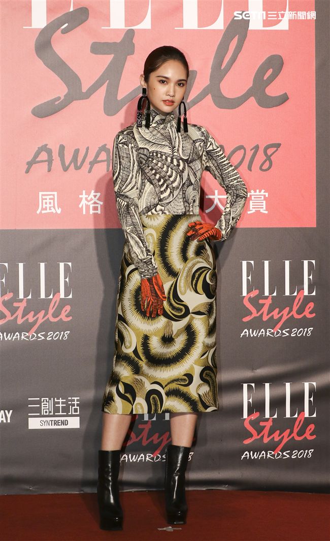 ELLE Style Awards風格人物大賞女演員獎楊丞琳。（記者林士傑/攝影）