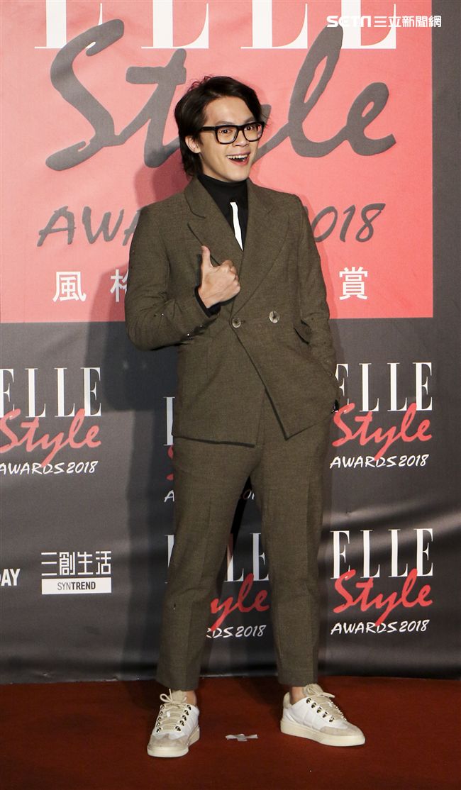 ELLE Style Awards風格人物大賞Youtuber How Fun。（記者林士傑/攝影）