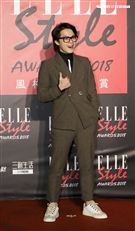 ELLE Style Awards風格人物大賞Youtuber How Fun。（記者林士傑/攝影）