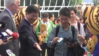 花博半天湧2萬6人次！日遊客搶頭香