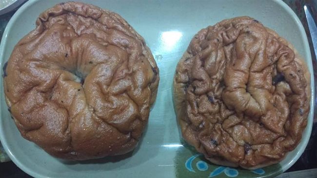 她電鍋加熱貝果　打開竟變「滷大腸」