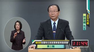 辯論沒話講？林德福12分只講55秒