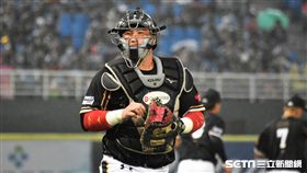 ▲Lamigo捕手強打林泓育。（圖／記者王怡翔攝影）