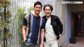 林柏宏赴日旅遊，役所廣司放下工作陪吃飯。（圖／周子娛樂提供）