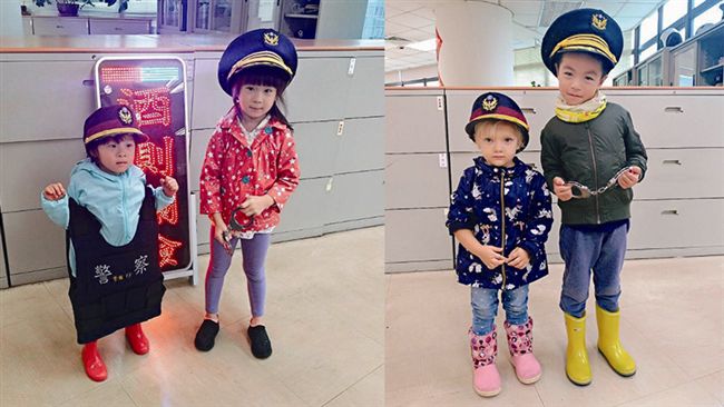 萌娃警局出任務　太可愛連警員都融化