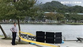 大湖公園發現1具男性浮屍（翻攝畫面）