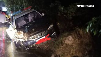 拒檢逃逸惡意逼車！員警撞山壁頭濺血