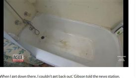 美國,獨居,浴缸,受困,洗澡水（圖／翻攝自Meaww）