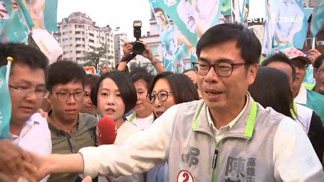 破假籤詩謠言　陳其邁回三鳳宮人氣旺