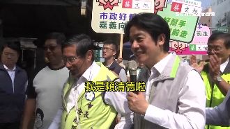 賴清德挺涂醒哲　嘉義催票婆媽樂簇擁