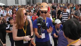 台南湧抓寶人潮 網紅劉沛也現身