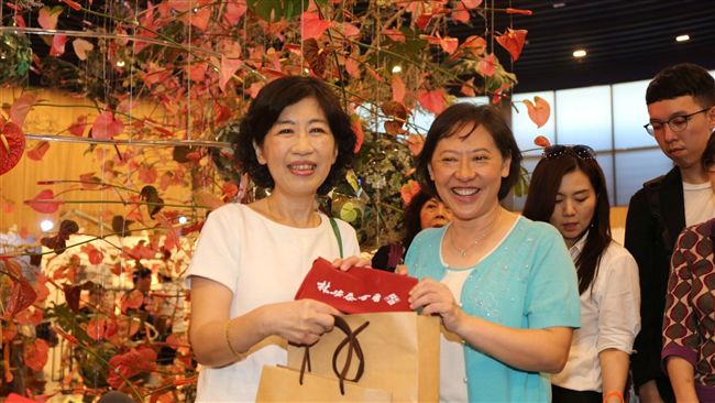 柯夫人逛花博　陳佩琪力邀北市民來訪