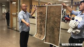 方則揚，天池石壁圖，畫廊，游老闆，北院，鑑定。潘千詩攝影