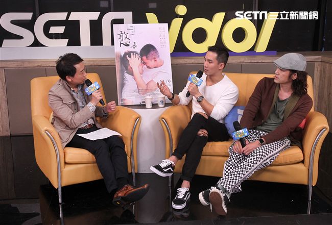 演員楊鎮、導演李鼎安安大明星。（記者邱榮吉/攝影）