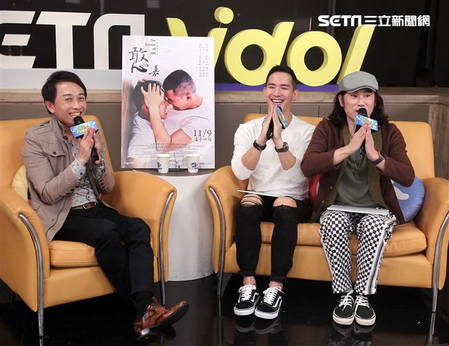 演員楊鎮、導演李鼎安安大明星。（記者邱榮吉/攝影）