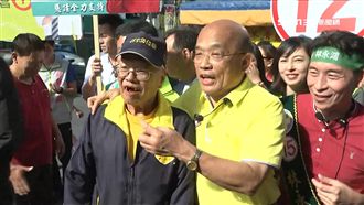 蘇貞昌狂掃票倉　民調支持度僅差1%