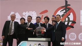 行政院長賴清德6日出席「反毒行動巡迴車聯合記者會」。（圖／記者盧素梅攝影）