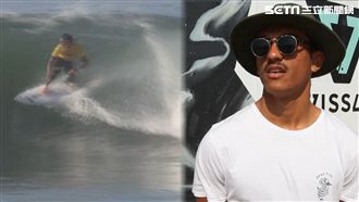 台灣衝浪好手出征　鑽管浪美技獲高分