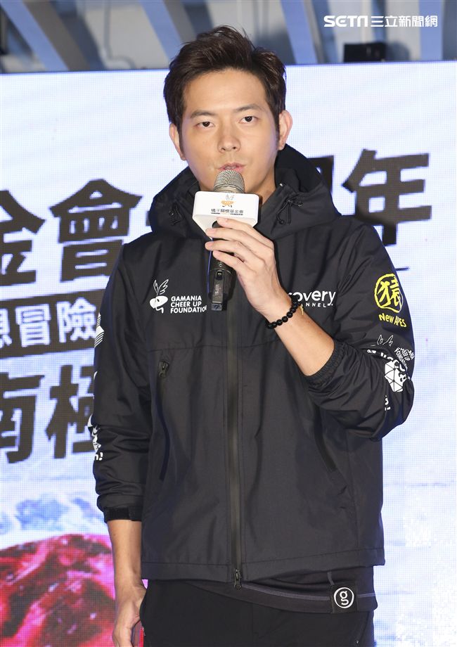 橘子關懷基金會10周年前進南極點藝人宥勝。（記者林士傑/攝影）