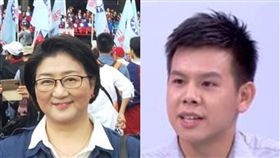 雷倩與姚辦發言人洪立齊合成,臉書及三立新聞
