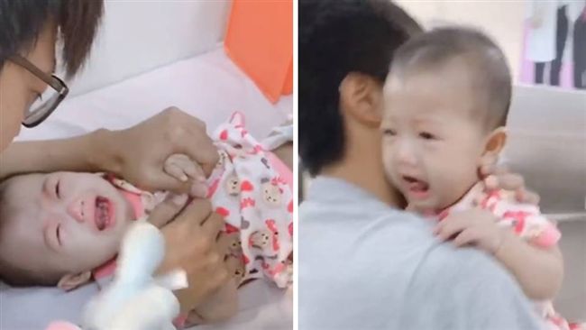 女嬰打針怒飆三字經！網笑：太清楚了
