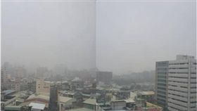 台中空汙「紫爆」！天空一片灰濛濛　照片驚呆網友　圖／翻攝臉書