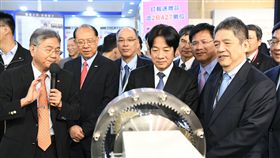 行政院長賴清德7日赴台中市出席「台灣國際工具機展」開幕活動。（圖／行政院提供）