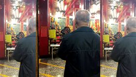 爸爸拜月老超虔誠，正妹女兒一旁傻眼：到底有多想把我甩掉（圖／翻攝爆怨公社）