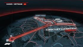 ▲F1越南河內站跑道設計圖。（圖／翻攝自F1官網）