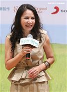 「種菜女神」首映發布會演員林美照。（記者林士傑/攝影）