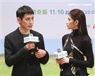 「種菜女神」首映發布會男女主角徐鈞浩、李千娜。（記者林士傑/攝影）