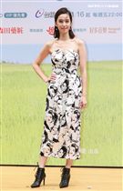 「種菜女神」首映發布會女主角陳庭妮。（記者林士傑/攝影）