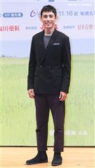 「種菜女神」首映發布會男主角徐鈞浩。（記者林士傑/攝影）