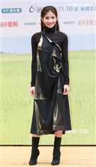 「種菜女神」首映發布會女主角李千娜。（記者林士傑/攝影）