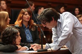 ▲《師聲對決》導演與女主角。（圖／鴻聯國際提供）