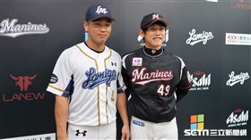 王柏融和陳冠宇相互嗆聲，要在交流賽正面對決。（圖／記者王怡翔攝影）