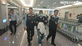劉振強,經濟重犯,壓解,桃園機場,翻攝畫面