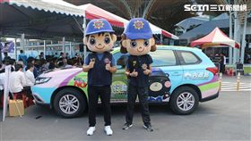 黑熊,反毒,行動車,花蓮,翻攝畫面