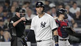 ▲洋基捕手桑契斯動刀修復左肩。（圖／美聯社／達志影像）