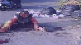 南投,老阿嬤遭狗咬（圖／翻攝自彰化踢爆網臉書）