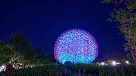 花博地表最大機械花(圖/台中市政府提供)