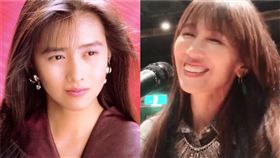工藤靜香被酸劣化嚴重/年輕美照。(翻攝微博)