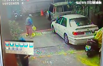 青潭溪染成螢光河！新北環保局抓兇手