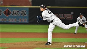 	千葉羅德海洋台灣投手陳冠宇。（圖／記者王怡翔攝影）