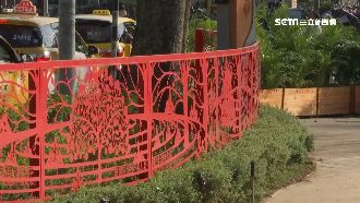 剪紙再升級！花博鐵雕圍牆成打卡夯點