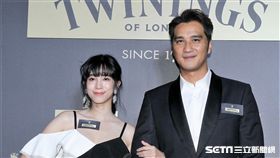 馬志翔、温貞菱受邀出席英國知名茶品活動。（圖／記者邱榮吉攝影）
