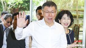 柯文哲。（圖／林士傑攝）