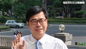 陳其邁出席高雄市長選舉電視辯論民進黨高雄市長候選人陳其邁10日出席高雄市長選舉公辦電視政見發表會。中央社記者王淑芬攝　107年11月10日