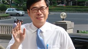 陳其邁出席高雄市長選舉電視辯論民進黨高雄市長候選人陳其邁10日出席高雄市長選舉公辦電視政見發表會。中央社記者王淑芬攝　107年11月10日